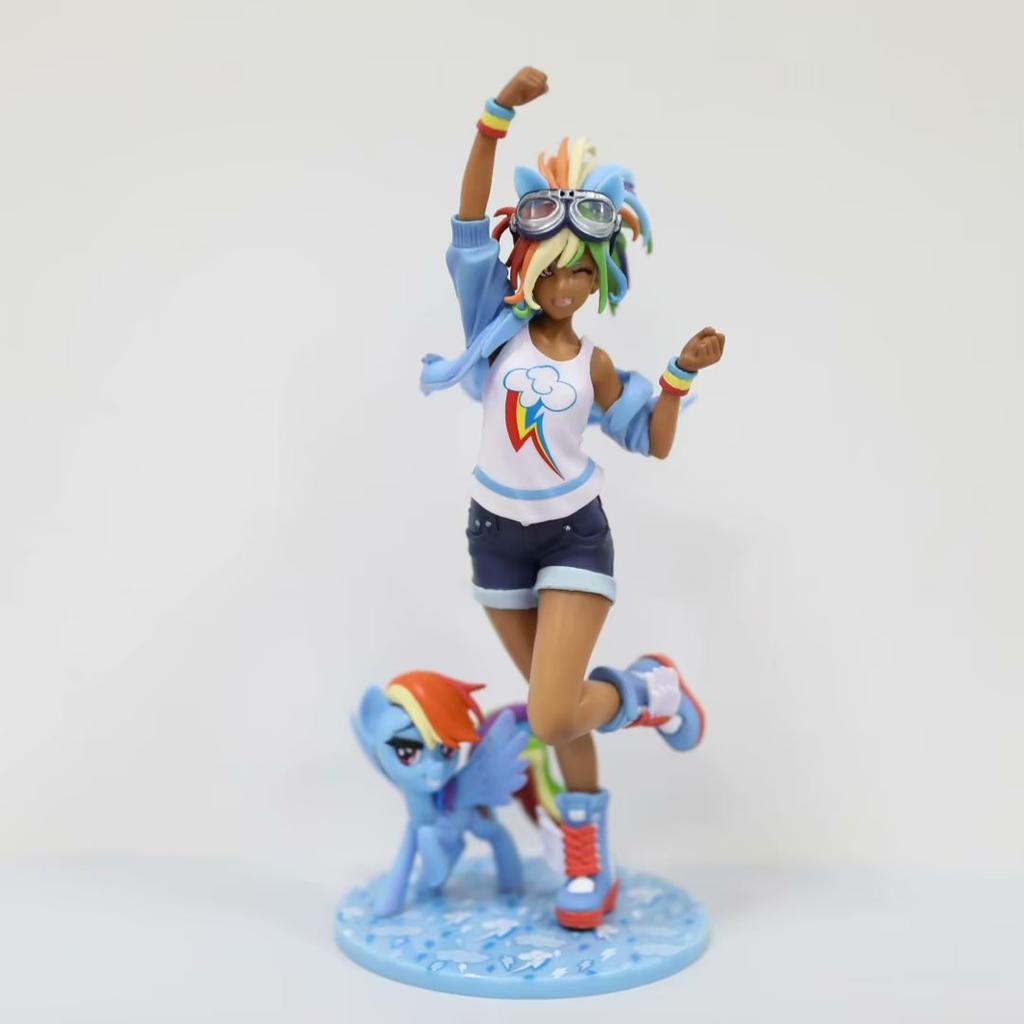 Little Pony Rainbow Cola Yurui Shuohui Shuoshuo Biqi Ziyue Lulu Apple Jia'er Xiaodie Yunbao Zhenqi Handmade Model Birthday Gift