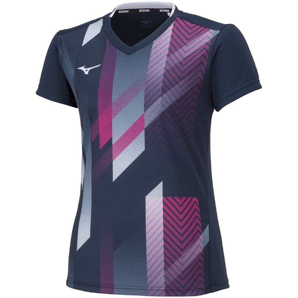 

Tennis Game Short Dress Size S Shirt, Sleeve, Moisture-Wicking, Quick-Drying, 62JAA203, Navy,