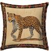 1/4 Stück 2D Flach- Vintage Leopard Afrikanischer Stammesdruck Kissenbezug Haus Bauernhaus Außen Dekoration Kissenbezug