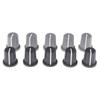 5 Stück Gummi Halbachsenknopf Potentiometer Encoderknopf 270 Grad D-förmig
