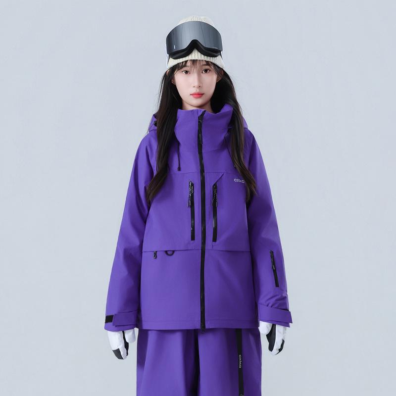 Wasserdichtes Ski-Anzug-Set für Damen und Herren: Verdickte, vollverschweißte Jacke & Hose zum Snowboarden & Skifahren.