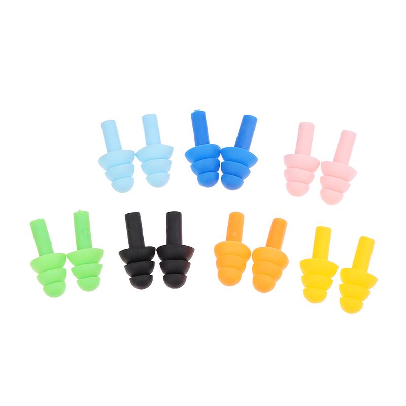 5 Paare/Box Komfort-Ohrstöpsel Geräuschreduzierung Weiche Silikon-Ohrstöpsel Schwimmen Silikon-Ohrstöpsel Schutz-Schlaf-Ohrstöpsel