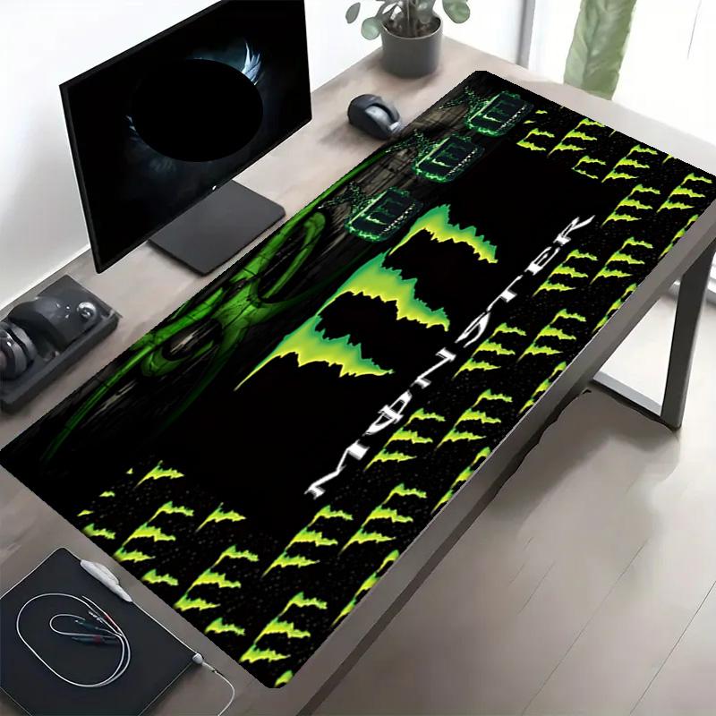 Podložka pod myš s potiskem Monster Energy, Protiskluzová podložka na plochu pro klávesnici, pro PC Laptop Herní Pracovní Denní Použití, Skvělý Festivalový Narozeninový Dárek