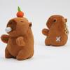 Clearstone Capybara Plush Chavimaru Nose Brown Keychain, Lantern, 18.5cm,