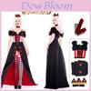 Stylish Alice In Wonderland The Red Queen Cosplay Costume Outfit