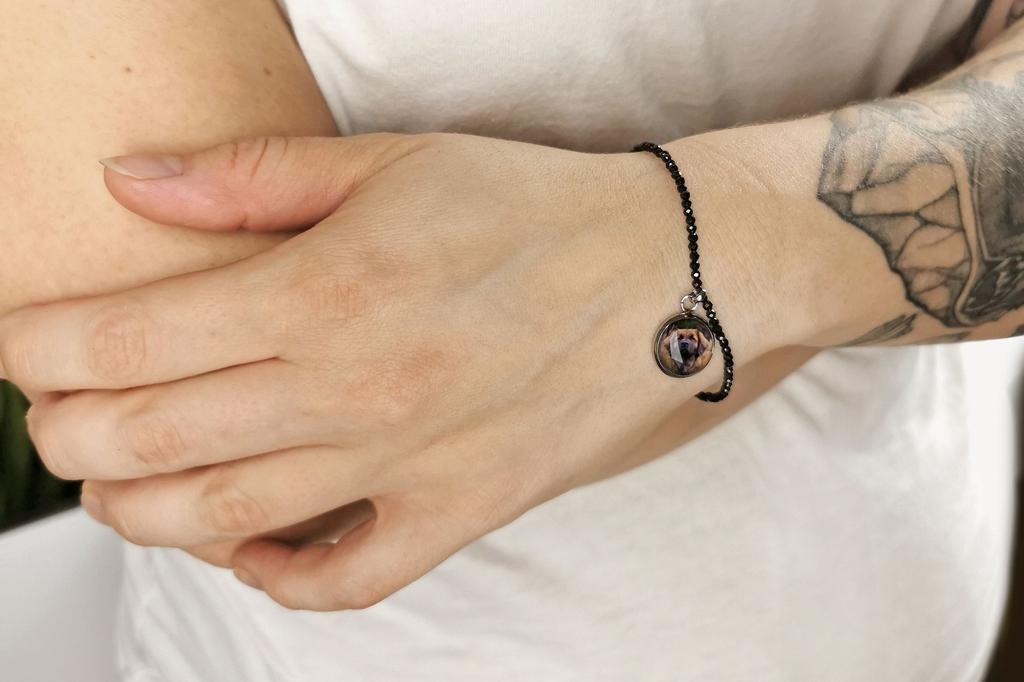 Akita, Akita Inu – Bracelet with your photo handmade, unique jewelry – Design 05 | Art-Dog
