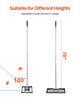 10x17in Lawn Leveling Rake 78 In Adjustable Handle for Yard Golf Court