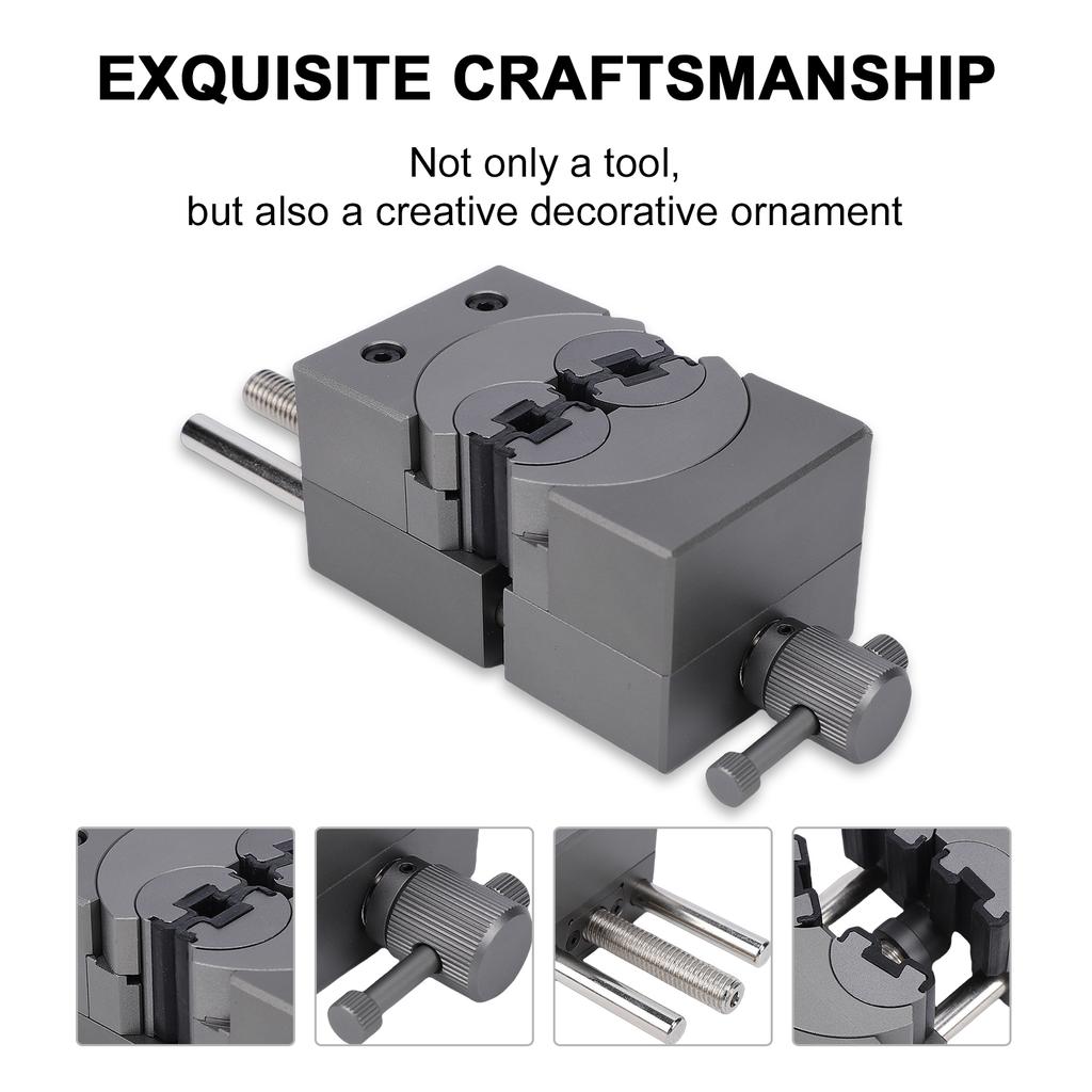 Mini Special Shaped Vise Clamp Small Bench Vise Clamp Self Adjusting Smart Fractal Vise CNC Processing Fixing Device