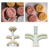 Mondfest Phönixe Kürbisse Ausstecher Mondkuchenform Set für Kuchen Keks Dessert Ausstecher Kuchen Backdekorationen