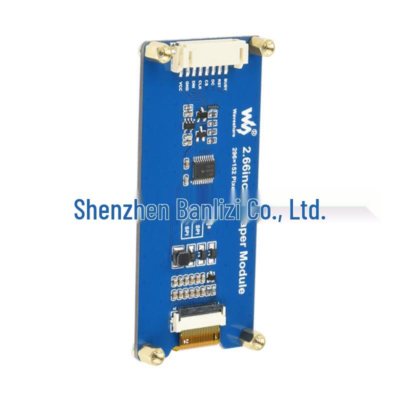 Raspberry Pi e-Ink Display Module - 2.66" Red, 296×152 Px, SPI Communication