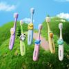 1 6PCS Children Super Soft Toothbrush 3 To 12Y Toddler Baby Training Toothbrush Cute Cartoon Zoo Animal Kids Oral Care Tools