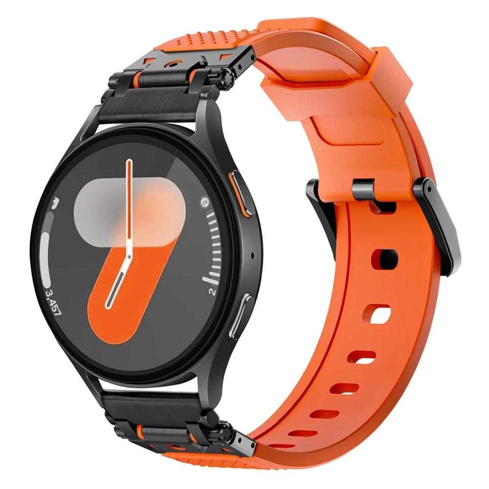 20mm 22mm Silicone Strap for Huawei Watch GT5 Pro 46mm Sport Band for Samsung Galaxy 7 6 5 40/44mm Bracelet for Amazfit Active 2
