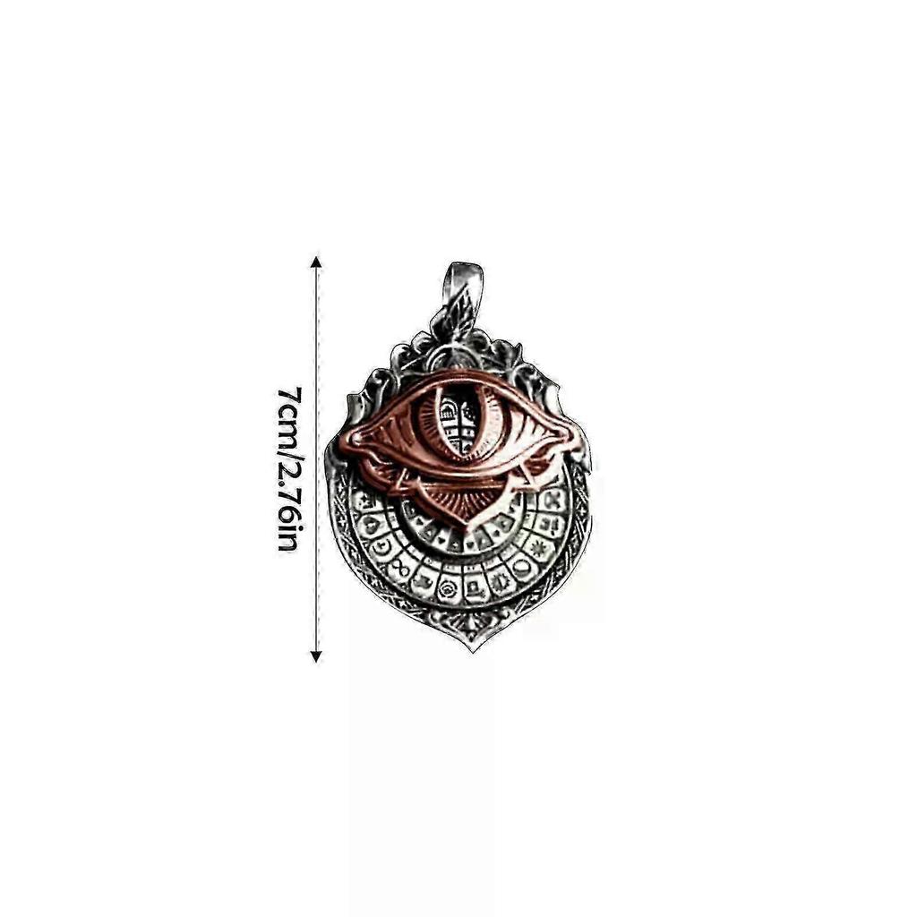 2026 Hot!! Handmade Tarot Vision Pendant All-Seeing Eye Necklace,Card Pendant,Mystic Divination Jewelry,Spiritual Guidance Necklace Pendant