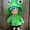 Winddichte Kleidung OB11 Puppenkleidung Dinosaurierpuppe Tier-Regenmantel Puppen-Regenmantel Obitsu 11