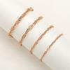 14K Chain Ring Layered Ring Each Ladder (Small)