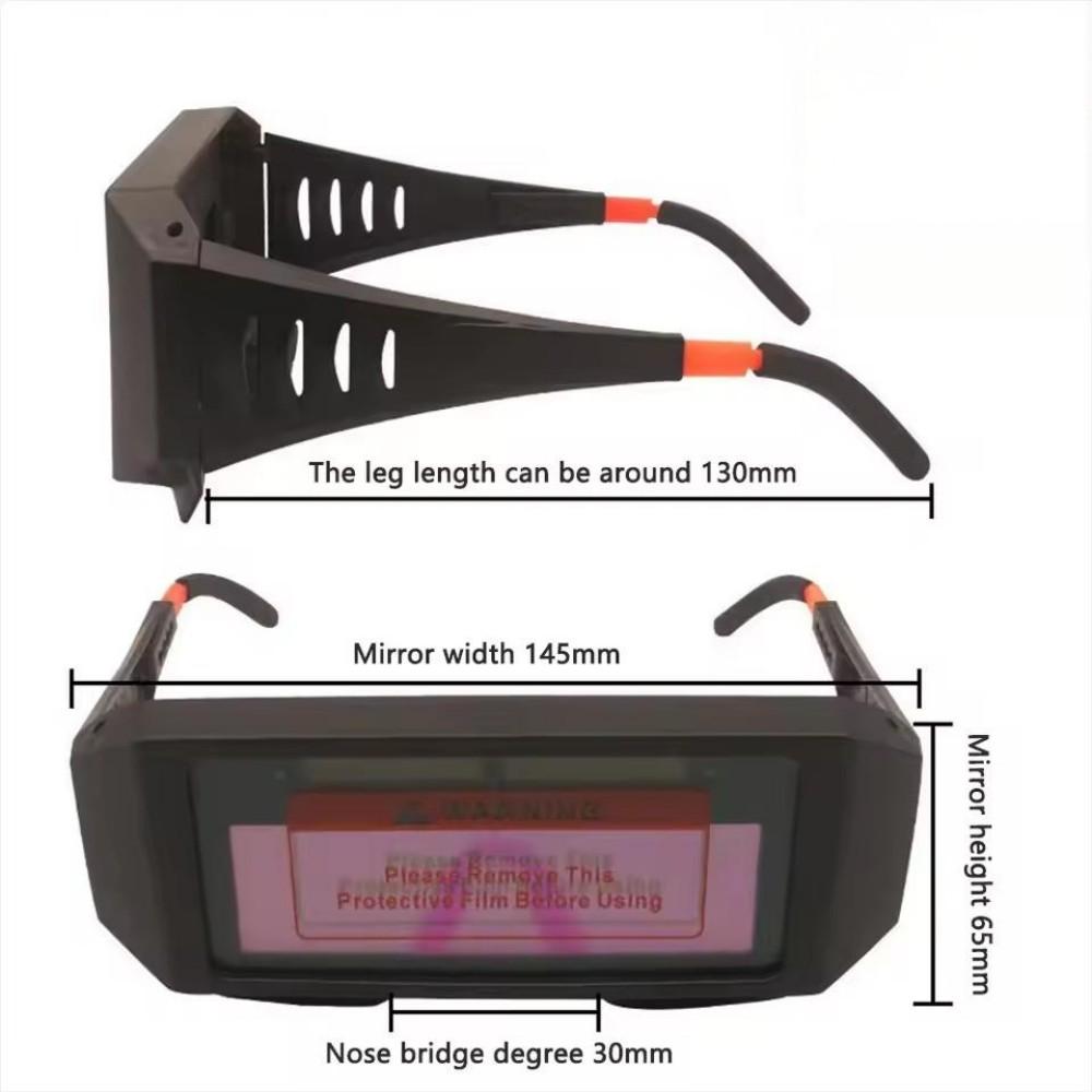 Occhiali da saldatura oscuranti automatici, cambio luce, occhiali protettivi anti-occhi con oscuramento automatico per maschere da saldatura, accessori per occhiali