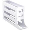 4 Tiers Egg Holder Automatic Rolling Egg Dispenser For Refrigerator Organizer Eggs Storage Container for Countertop