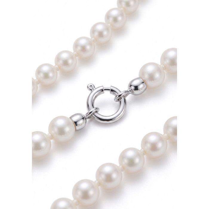 Collier - Pearls & Colors - Perle de Culture d'Eau Douce AAA+ - 6-7 mm - Blanc Naturel - Argent 925