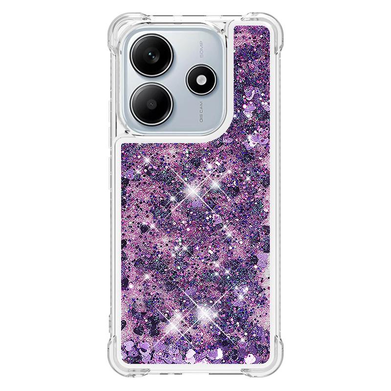 Custodie Note14 5G Custodia Sabbie Mobili per Redmi Note 14 5G Cover Morbida Liquida Bling per Custodia Telefono Xiaomi Redmi Note 14 5G Capa