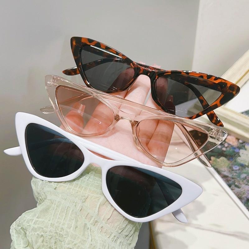 3pcs Cycling Cat Eye Women Men Sunglasses Y2K Sun Glasses Simple Design Fashion Eyeglasses Female UV400 Outdoor Sports Eyewear