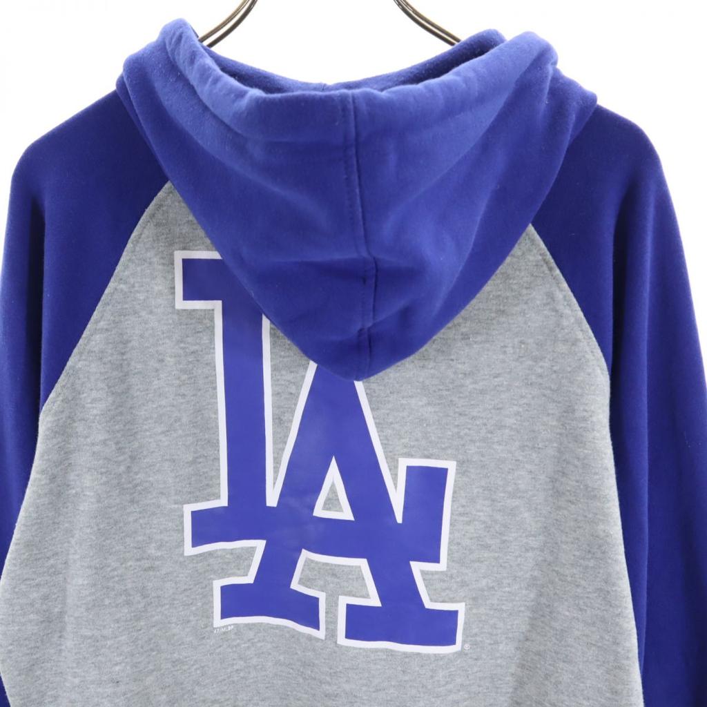 47 Long Sleeve Hood Parker XS Gray Brushed Back Sweatshirt Men's Used