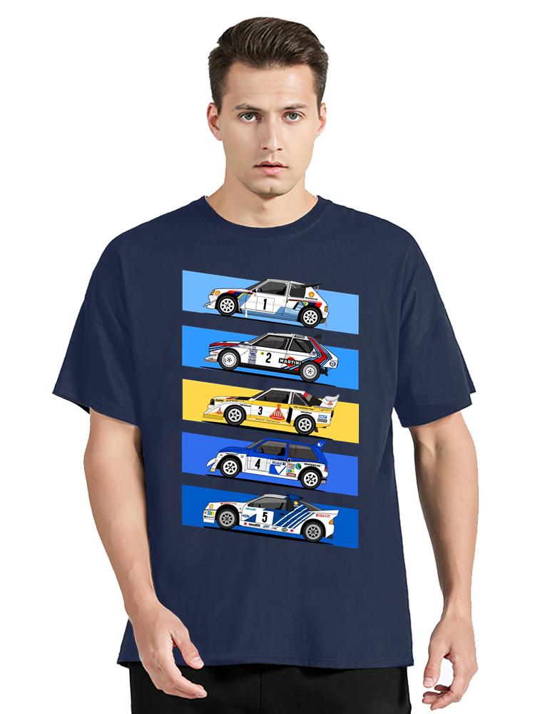 

1986 Group B Rally Cars Funny T-Shirt Fashion Summer Men s Clothing Oversized Tshirt Casual Tops New Hip Hop Streetwear T Shirt S