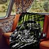 Camouflage Monster Truck Blanketcustomize Your Name Lightweight Comfortable And Stylish Blanket For Travel Bed Home Chair Office Sofa And Camping All