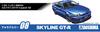Aoshima Bunka Kyozai The Model Car Nissan BNR34 Skyline Plastic Model Kit 1/24 GT-R V-specII '02