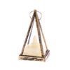 9Cm Mini Led European Triangle Light Simulation Cande Light Dollhouse Miniature Night Lamp Home Model Decor Toy