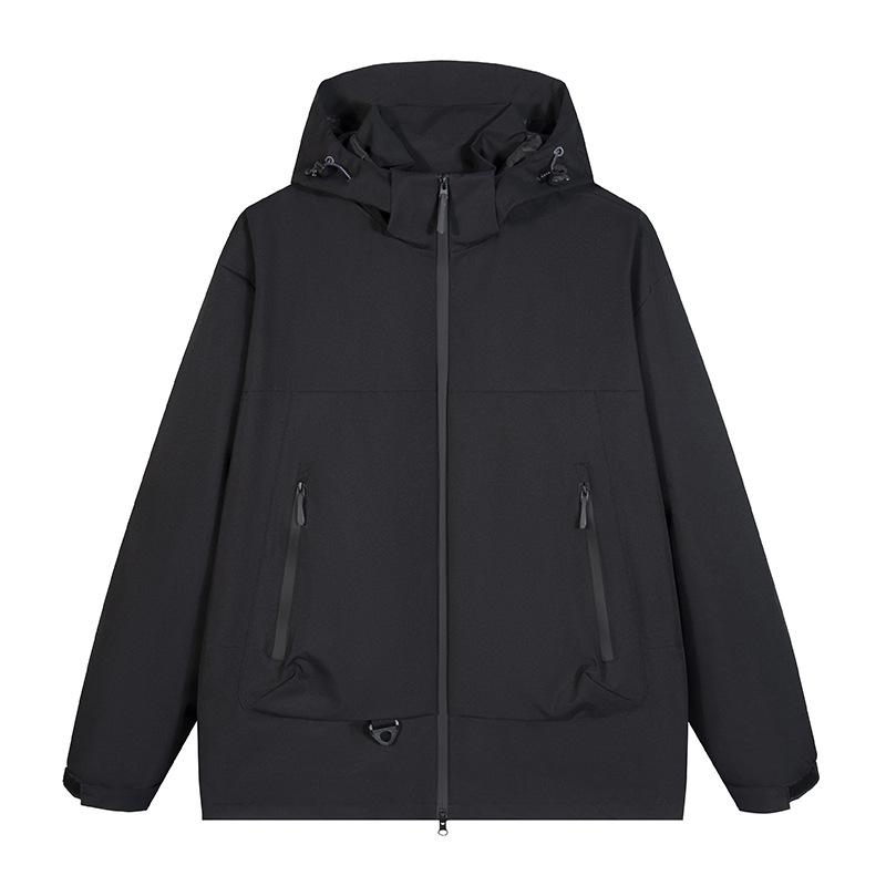 

Весенне-осенняя новая куртка-карго мужская уличная с капюшоном ветрозащитная однослойная куртка модная универсальная повседневная спортивная куртка 5XL