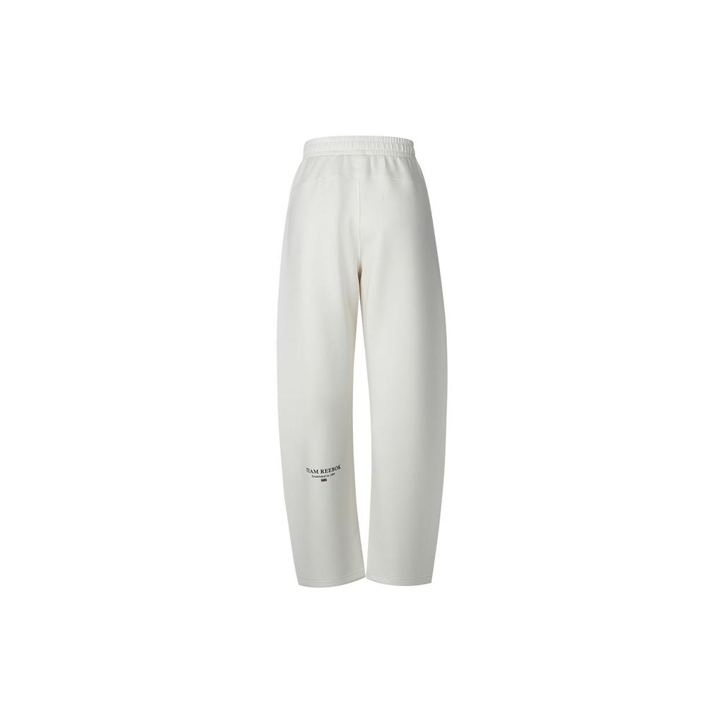 Reebok Comfortable Versatile Casual Knitted Sports Pants Women Bottoms Off-White 24FRC606WGW2