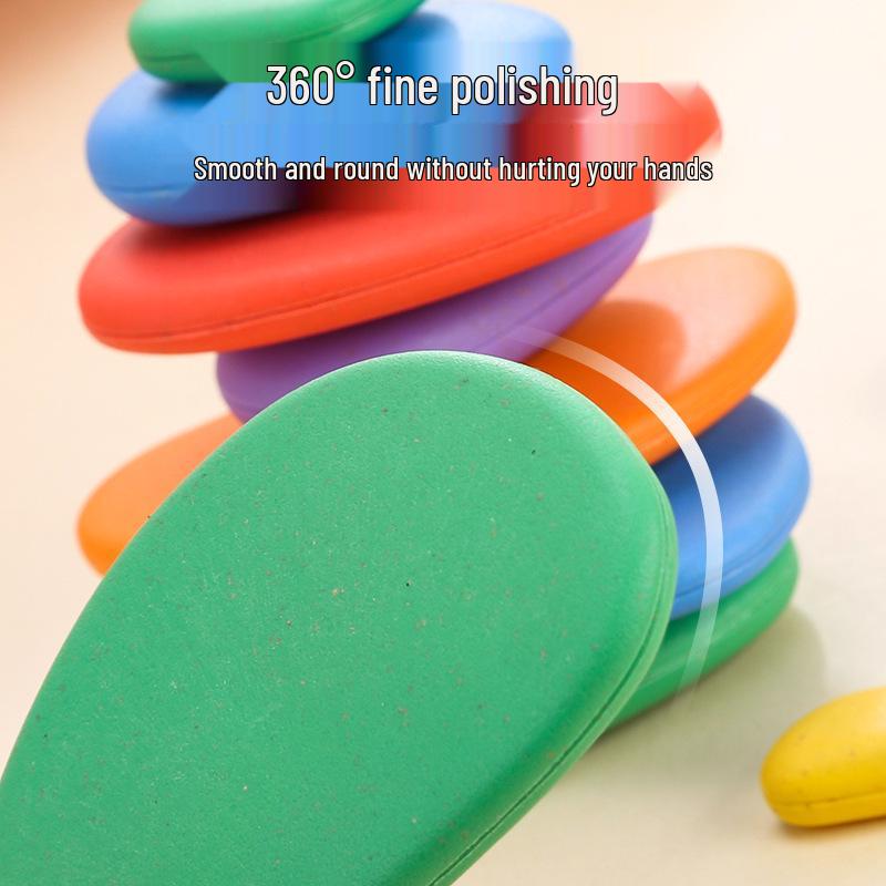 Rainbow Pebbles Stacking Game: Educational Tool & Interactive Logical Thinking Toy for Children