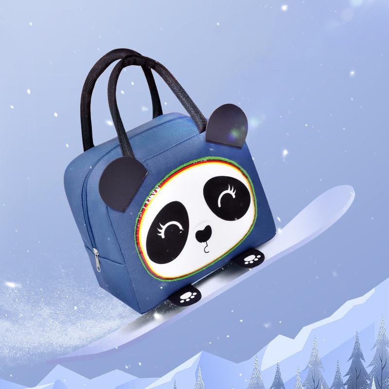 Cute Capacity Large Lunch Bag For Bento Box Cartoon Oxford Cloth Bag Lunch