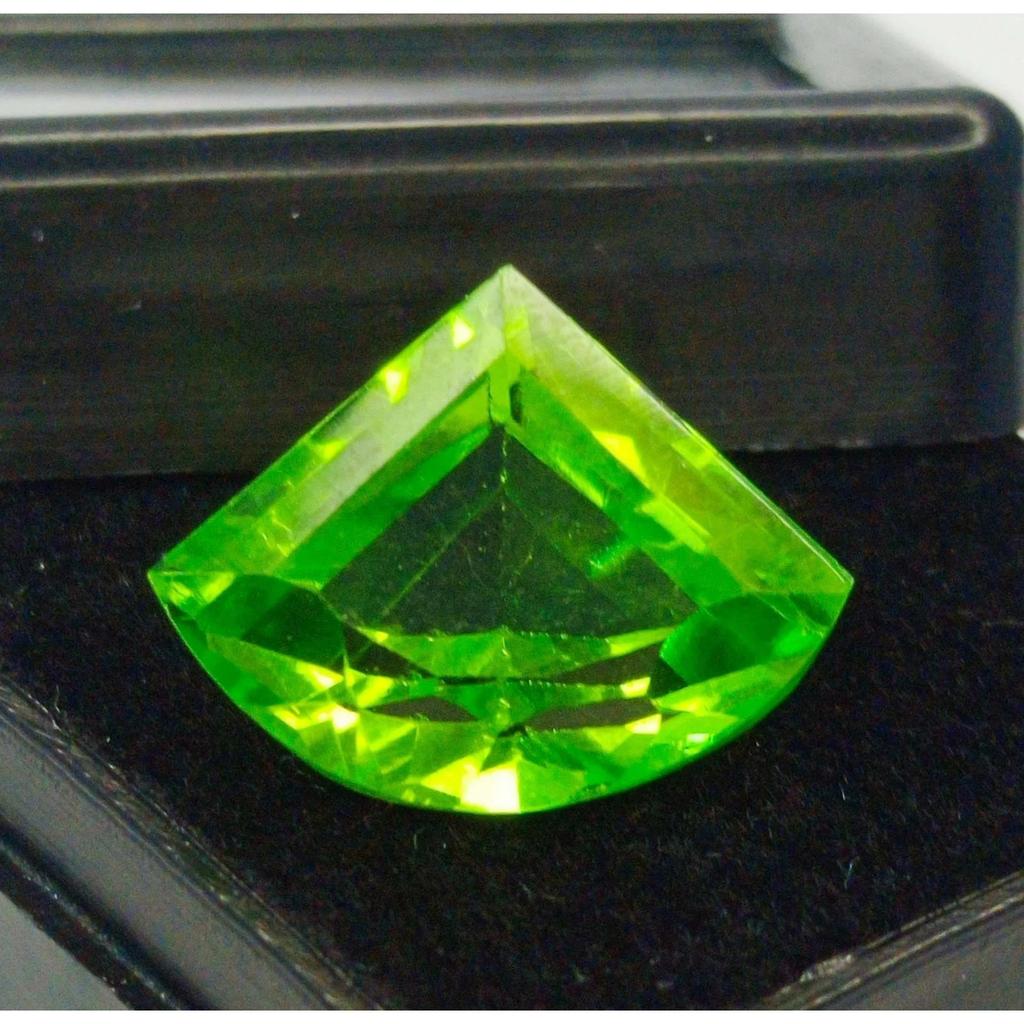 10-12 Ct Natural Green Peridot Fancy Cut Stunning Certified Loose Gemstone
