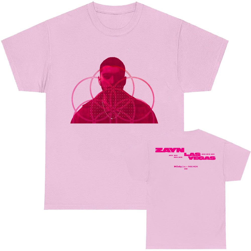 

Zayn Malik Las Vegas Tour 2026 T-shirt Short Sleeve Cotton Casual Tshirts Unisex Streetwear Graphic Print T Shirt XXL