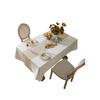 Imitation Cotton And Linen Fabric Dining Table Cloth Waterproof And Oil-Proof High-End Tablecloth Coffee Table Cover Rectangular Tablecloth