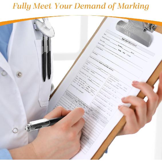 100 Pcs Gel Pens Click Pens Bulk Retractable Medium Point Ballpoint Pens Bulk Ink Pens Writing Pens with Grip for Journaling Drawing Office Business