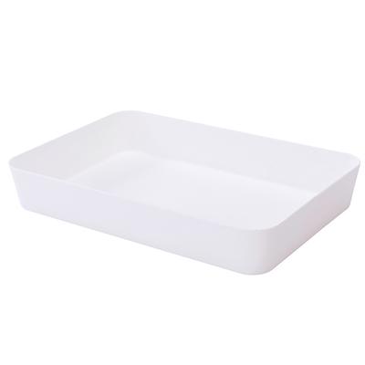 Drawer Separated Storage Box Kitchen Tableware Small Box Rectangular Plastic Desktop Cosmetics Organizer