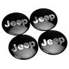4 pieces 56MM car hub caps car badges tire center cap badges for Jeep JPB Renegade Wrangler JK Compass Grand Cherokee Gladiat AKU1