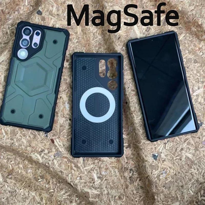 Абсолютно новый высококачественный чехол Pathfinder Pro Magsafe для Samsung Galaxy S25/24/23 Ultra Plus, оригинальный защитный чехол военного класса