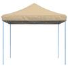 Foldable Pop Up Party Tent Beige 292 X 292 X 315 Cm