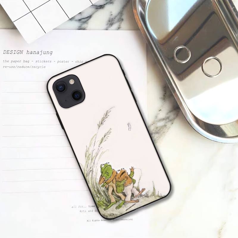 

Чехол для телефона с лягушкой и жабой для iPhone 11 12 Mini 13 14 15 Pro XS Max X Plus SE XR Shell iPhone15pro