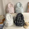Schoolbag: Korean Style Casual Girl Star Backpack, Campus Versatile Spine Support Weight-Reducing Middle School School Backpack, Large Capacity