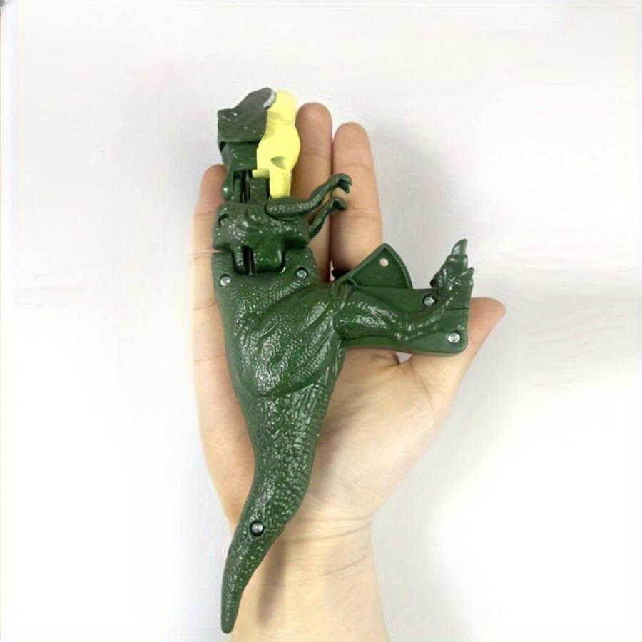 Svingende Dinosaur Fidget Tyrannosaurus Rex Teleskopisk Fjær Trykk Eksplosiv Dinosaur Barn Trykk Automatisk T-REX Leker