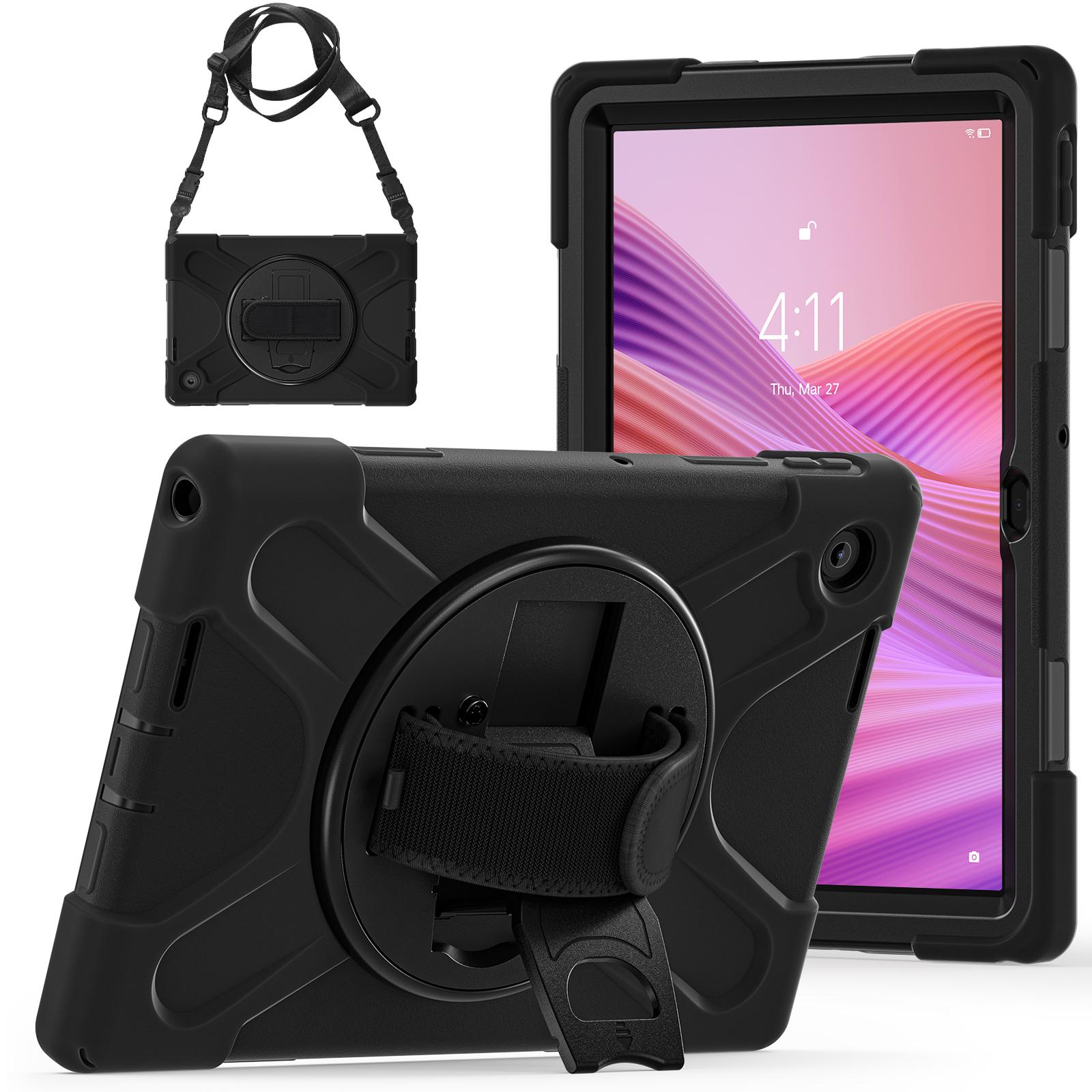 

Heavy Duty Case For Lenovo Tab 2025 K10C 10.1 inch TB-311FU 311XU ZAEH0019IN ZAEH0180IN ZAEJ0054IN Rotating Rugged Stand Cover Tab 2025 TB-311FU чёрный