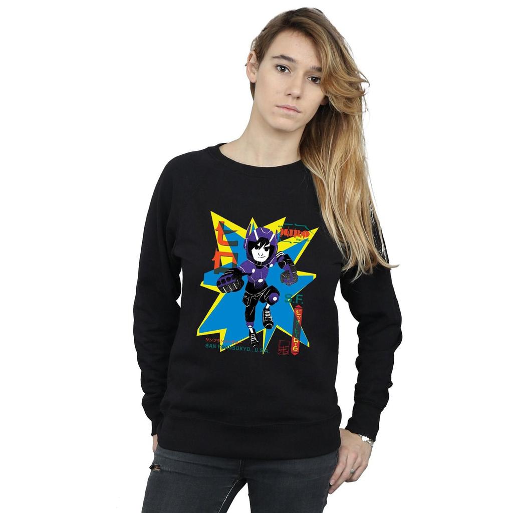 Disney Womens/Ladies Big Hero 6 Hiro Anime Sweatshirt
