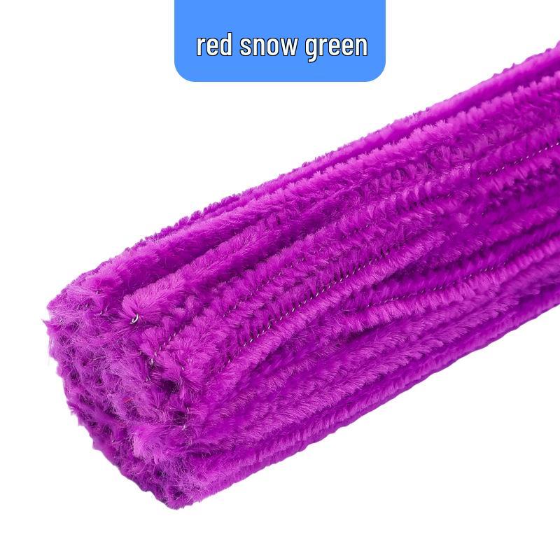 Handmade DIY Chenille Stem Fluff Flower Headband Ornament Material