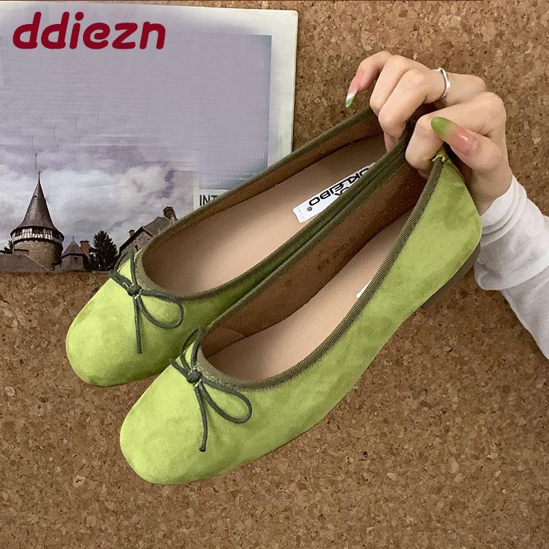 Fashion Female Slip On Footwear Women Ballet Flats Shoes Butterfly-Knot Fashion Shallow Ladies Flats With Shoes New In Summer Spring