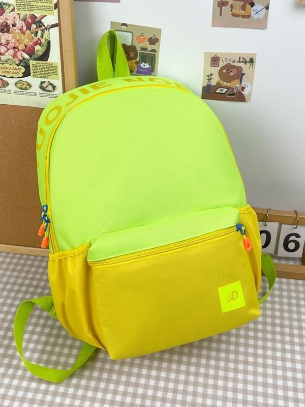 Schoolbagins high-value backpack for college students, contrasting colors, new backpack for junior high school students, male large-capacity .