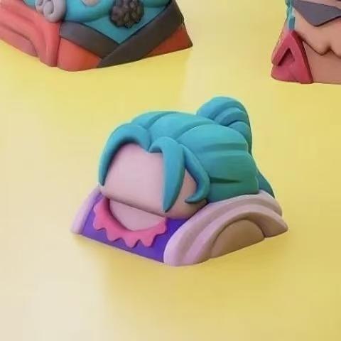 One Piece Figure Cute DIY Franky Nico Robin BROOK Jimbei Keycap Cross Mechanical Keyboard ESC Base Keycap Gift